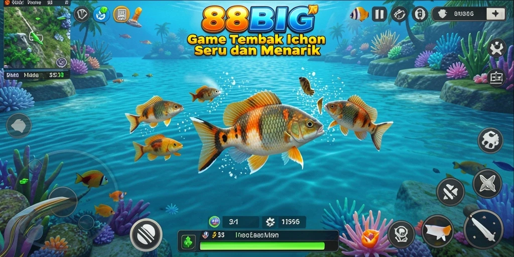 Gim Tembak Ikan yang seru dengan gameplay mendebarkan di 88BIG.