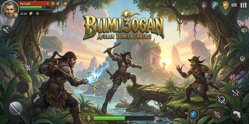 Tampilan gameplay menarik dan mendebarkan dalam BUMI303.