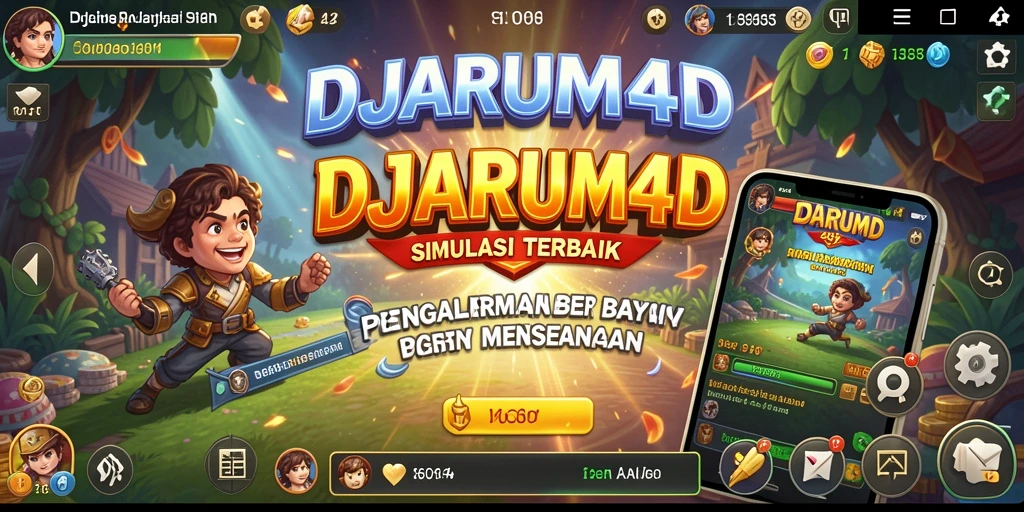 Screenshot gameplay DJARUM4D menunjukkan aksi seru dalam dunia simulasi.