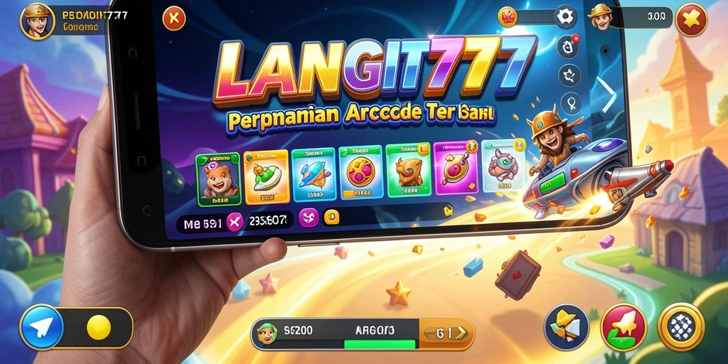 Tampilan gameplay LANGIT777 dengan aksi seru di setiap level.