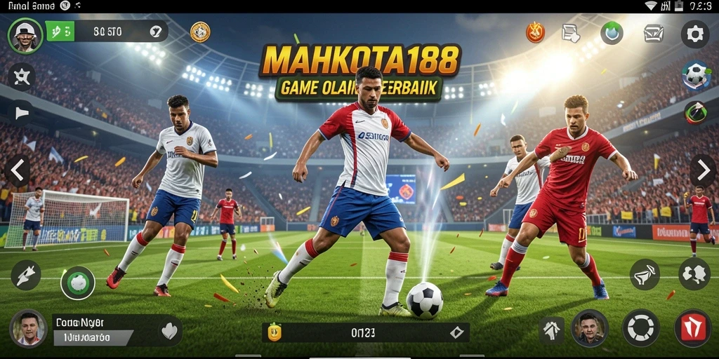 Tampak seru gameplay MAHKOTA188 saat pertandingan berlangsung.