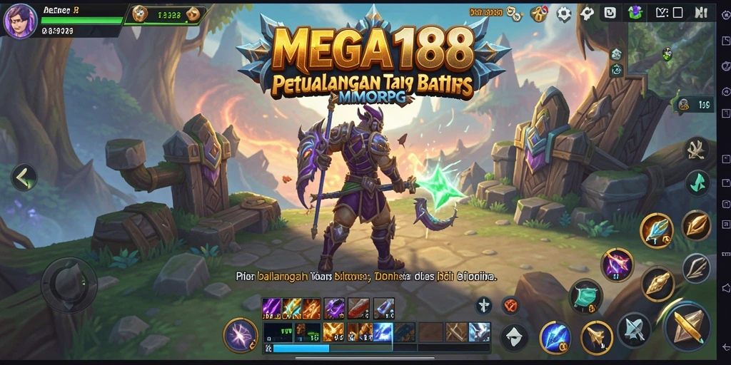 Tampilan gameplay MEGA188 yang memukau dan interaktif.