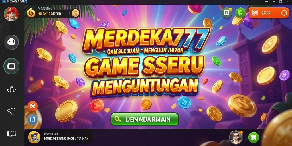Screenshot gameplay MERDEKA777 dengan grafik Slot yang menakjubkan.