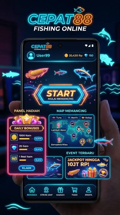 Menu kategori aplikasi dalam cepat88 memudahkan pencarian.
